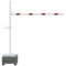 Mobile height limiter | cross tube length: 3000 mm | triangular lock | to be fixed by plugs